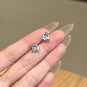 ต่างหูเพชรทรงหรูหราจาก Luxury Lab Cut Diamond CVD/HPHT 10K 14K รูปทรงหัวใจ/ทรงกลม/ทรงปรินเซส/ทรงลูกแพร์/ทรงมรกต/ทรงมาร์คีส์ พร้อมใบรับรอง GRC IGI - Product Image 4
