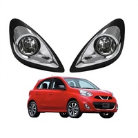 Kit de feux antibrouillard pour carrosserie de voiture, kit de feux antibrouillard pour Nissan K13 March Hatchback Micra 2013 2014 2015