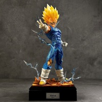 Figura de PVC de Vegeta Super Saiyan Demonizado, Kit de Modelo de Figura de Anime para Armar, 12+ años