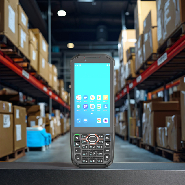 4.2-Inch Android 13 WiFi Handheld PDA 4GB RAM 64GB ROM 1D 2D QR Barcode Scanner Smart Inventory NFC RFID IP67 Type-C Stock