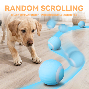 Intelligentes Haustierspielzeug, Automatischer Spielzeugball für Hunde, Interaktives Katzenspielzeug, rollender und springender Ball für Katzen mit USB-Ladegerät - Product Image 3