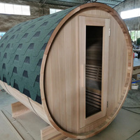 Sauna extérieur moderne de luxe facile et rapide à construire en bois finlandais avec Wifi, sec, pour 3 personnes, avec livraison