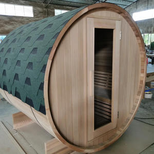 <span class=keywords><strong>Sauna</strong></span> Esterna Moderna di Lusso in Legno Finlandese, Facile e Veloce da Montare, con WiFi, per 3 Persone, in Container, con Spedizione Inclusa - Product Image 6