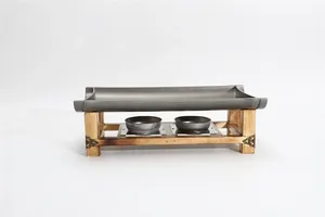 Plat à rôtir multifonctionnel en aluminium antiadhésif pour la cuisine à domicile et l'utilisation sur cuisinière à gaz - Product Image 4