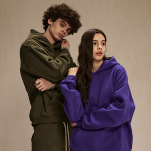 Hoodie vierge de sublimation pour homme, coupe oversize et carrée, streetwear, personnalisable avec logo, best-seller, haut de gamme, luxe - Product Image 3