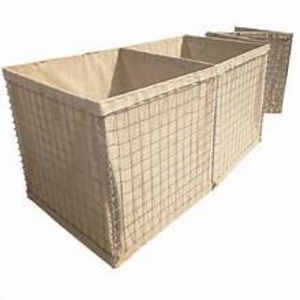Cage anti-explosion en treillis métallique galvanisé soudé, barrière défensive <span class=keywords><strong>mobile</strong></span>, boucle de verrouillage, sac de sable détachable, anti-émeute - Product Image 1