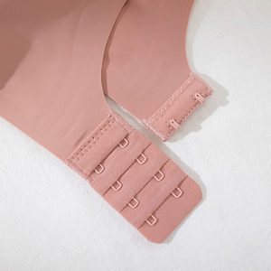 Reggiseno con Ferretto Stile Francese Semplice, in Nylon Spandex, Tinta Unita, Design da Cucire, Lingerie da Donna con Chiusura Posteriore - Product Image 6