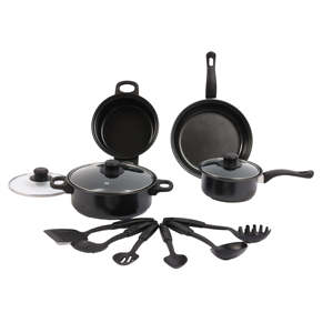 Ensembles de casseroles de cuisine en métal écologiques modernes avec poêle antiadhésive - Product Image 3