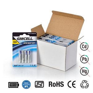 Batería de Alta Resistencia GMCELL, Batería Seca de 1.5v R03p, 1.5v Aaa Aa para Juguetes con Control Remoto, Cámara - Product Image 3