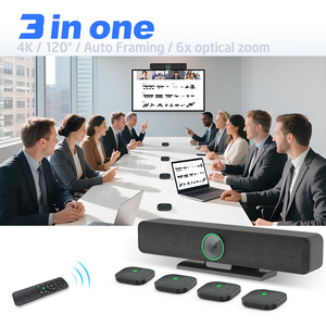 กล้องเว็บแคมความละเอียดสูง<span class=keywords><strong>4K</strong></span> โฟกัสอัตโนมัติเทอร์มินัลสำหรับการประชุม - Product Image 3