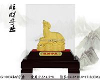 Nouveau promotionnel en gros personnalisé dieu de la richesse personnalisé doré pas cher décoration métal artisanat Souvenirs Fortune dieu Statues