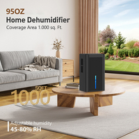 Deshumidificador Portátil Eléctrico de Bajo Ruido de Fábrica OEM, 2L 85W, Tecnología de Compresor para Espacios de Trabajo Compactos y Uso Doméstico