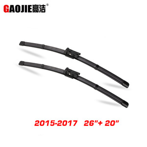 Compatible con los limpiaparabrisas originales del Audi Q7 MK2 2015-2017, escobillas de limpiaparabrisas sin marco. - Product Image 2