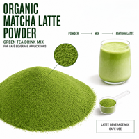 Poudre de Matcha Bio pour Latte – Mélange de Thé Vert pour Boissons de Café et Applications Professionnelles