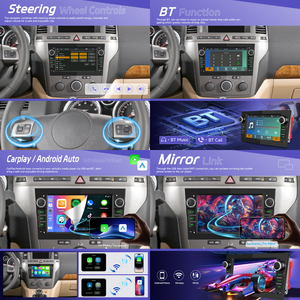 Lecteur MP5 2Din pour voiture Podofo, écran tactile IPS 7 pouces, Carplay/Android Auto sans fil, autoradio USB pour <span class=keywords><strong>Opel</strong></span>/Astra/Antara/Vectra/<span class=keywords><strong>Corsa</strong></span> - Product Image 2