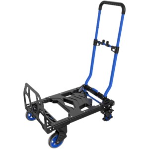 Carretilla de Plataforma de Cuatro Ruedas de Acero Personalizada de Fábrica, 150/75 kg, Plegable, para Almacén Industrial y Herramientas - Product Image 1