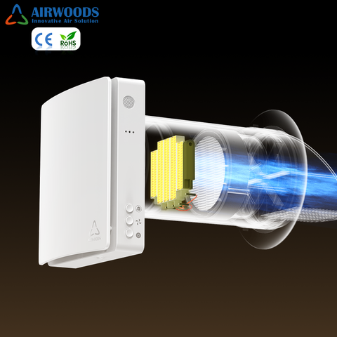 Recuperator Heat Recovery Ventilation 25°C Rise PTC Electric Heating Ventilation Indoor Air Purification Systems for Buildings
