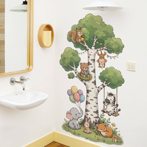 <span class=keywords><strong>Adesivi</strong></span> Murali Animali del Bosco <span class=keywords><strong>per</strong></span> <span class=keywords><strong>Cameretta</strong></span> Bambini, <span class=keywords><strong>Adesivi</strong></span> in Vinile Rimovibili Impermeabili Animali della Foresta Decorazione <span class=keywords><strong>per</strong></span> Stanza Neonato - Product Image 5