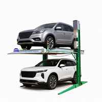 Elevador de Estacionamento Vertical Hidráulico Aprovado pela CE, Mecânico, 2 Postos, Capacidade de Carga de 6000lb, Sistema de Estacionamento Vertical