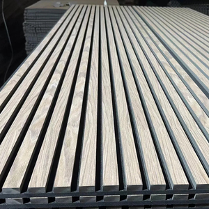 Eco Friendly Natural Acoustic Slat Wall <strong>Panels</strong> Mdf Acoustic <strong>Panel</strong> Wooden Veneer Wood <strong>Panel</strong> For Interior Wall And <strong>Ceiling</strong> - Product Image 6