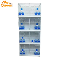 Cage d'élevage pour animaux de compagnie, chats, chiens, grande taille, à vendre, multicouche, mobile, modulable, cage à oiseaux, cage à perroquets