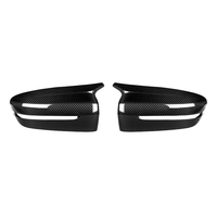 Une paire de coques de rétroviseurs en fibre de carbone sèche de style cowhorn de haute qualité pour le kit de carrosserie BMW Série 3 G20 19-présent