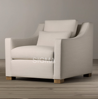Ensemble de canapé et fauteuil en tissu pour salon, design moderne à profil bas, rembourrage doux, meubles de maison, certifié CE