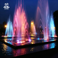 Fuente de Agua Inteligente con Programación PLC para Exteriores, con Música y Baile, Seguimiento Automático del Ritmo, Cambio de Color LED, para Plazas Urbanas