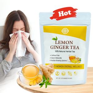 Té de Hierbas Chinaherbs con Sabor a Limón y Jengibre, Té a Base de Plantas al por Mayor, Beneficios del Té para la Salud, Bienestar General, Cuerpo Femenino, Calor - Product Image 1
