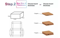 Avantage UV frais stratifié par matte de boîtes de papier de carton ondulé de fruit de tomate de cerise pour l'emballage de cadeau