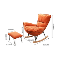 Fauteuil inclinable de luxe pour le jardin, confortable et au design moderne, avec fonction pliable Offre Spéciale pour le salon