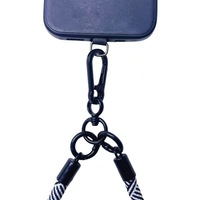 Cordon de sécurité multifonctionnel réglable/détachable 3-en-1 anti-perte pour téléphone portable, à porter en bandoulière/dos/col/poignet pour coque d'iPhone