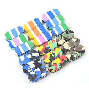 ตะไบเล็บฟองน้ำขนาดเล็ก 100/180 สีสันสดใส แบบสองด้าน สำหรับทำเล็บมือและเล็บเท้า - Product Image 2