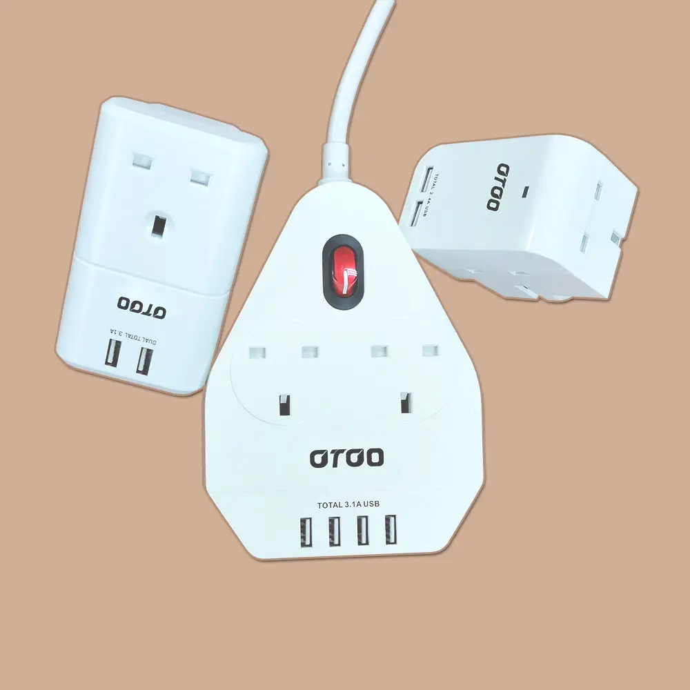 Office Furniture Power Outlet with Master Switch G-MARK British Standard Voltage Protector