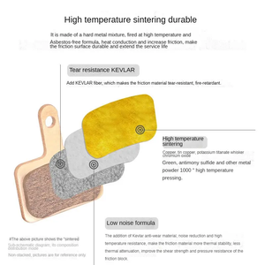 Plaquettes de frein à disque hydrauliques en céramique TOOPRE pour VTT, vélo de route et trottinette électrique - Product Image 4