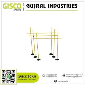 Jeu de haies graduées de qualité supérieure Graduation de 30cm à 60cm Disponible avec 2 bases de dôme ou avec 2 bases plates - Product Image 3