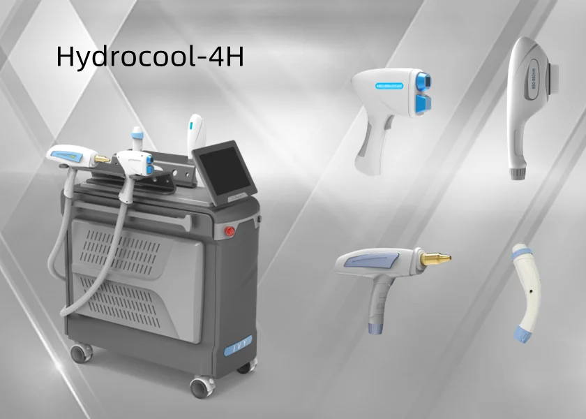 2022 hot sale Newest multifunction 4 in 1 beauty equipment 808 diode laser+ DPL+ Nd:YAG + RF aesthetic equipment Warranty 2 Year