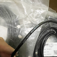 Câble de connexion avec prise d'aviation M12 et connecteur d'accessoires de capteur EK4-2M/P00 4 broches PNP 10-30VDC non blindé IP67 PVC