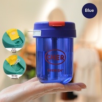 Bouteille d'eau écologique pour enfants avec paille, mini-gobelet Ton-Ton, grande capacité, en plastique, moderne, prête pour l'été, unisexe, pour bébés et jeunes enfants