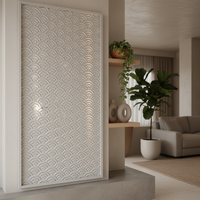 Panneaux muraux en placage de bois massif 3D, insonorisants, rétroéclairés par LED, design ondulé sans joint, pour une utilisation intérieure moderne, hôtels