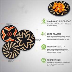 Decoracao De Parede Cestos Bonita Cesto Para Quarto Dormir Tecidos a Mao Com Conchas Ervas Marinhas Vime Do - Product Image 6