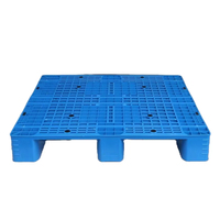 NEXARA Vente à Chaud Palettes Plastique Euro HDPE 1111*1100*155mm Grille Trois Coureurs Logistique Robuste 4 Voies Simple Face