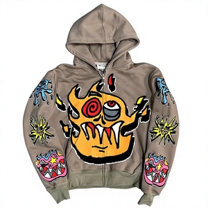 Sudadera con Capucha de Felpa Francesa de Alta Calidad, Diseño Personalizado, Estilo Vintage, Unisex, con Cierre, 350g - Product Image 6