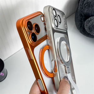 เคสกันกระแทกแบบเคลือบไฟฟ้าสำหรับ iPhone 17 Pro Max พร้อมกระจกป้องกันกล้อง, เคสซิลิโคนสำหรับ iPhone 17 Pro Max พร้อมหูจับ - Product Image 3