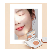 Échantillon Gratuit de Fond de Teint Bio en Coussin d'Air pour Tous Types de Peaux, à Base de Plantes Naturelles, Adapté aux Peaux Sensibles, Maquillage Sain et Éclatant