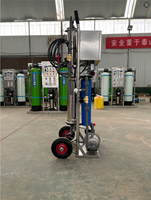 Nouvelle conception, machine de filtration par osmose inverse mobile à poussée manuelle 500L/H, pour le nettoyage des fenêtres extérieures et le lavage des vitres de voiture, garantie 1 an