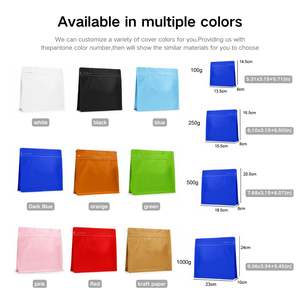 Emballage de grains de café en gros avec valve à air unidirectionnelle 100G 250G 500G 1KG pour sachets de café au chocolat - Product Image 6