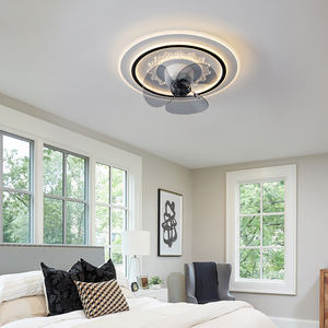 Ventilador de techo LED de alta gama con motor DC de bajo consumo, completamente blanco, 3 colores. - Product Image 6