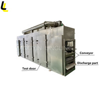 Haute efficacité air chaud copeaux de bois granulés convoyeur continu maille ceinture sécheur déshydrateur machine à vendre