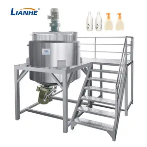 High Speed Automatic Shampoo Liquid Soap Making Machine Mixing Machine Agitator